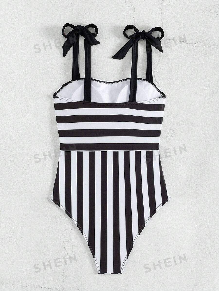 One Piece Swimsuit Customizable Women's Clothing, Random Print Design
