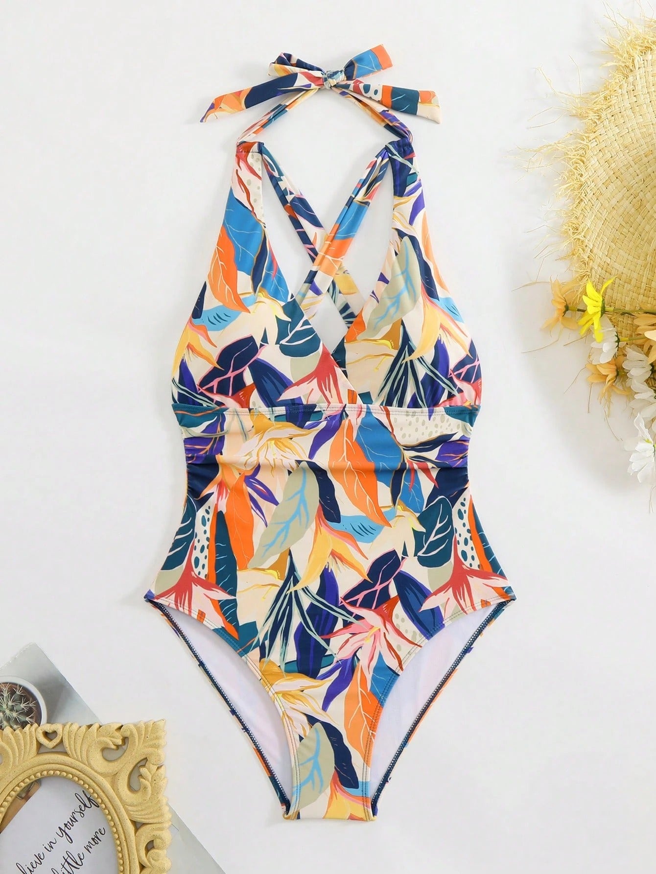 One-Piece Swimsuit – Slimming & Sexy Design for Beach and Hot Spring Resort
