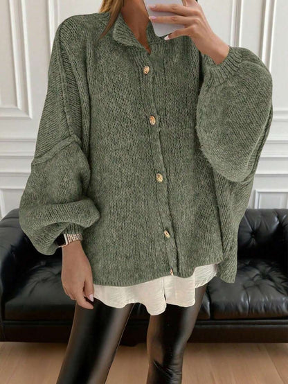 Cardigan Sweater Women's Embellished Vintage Korean Style