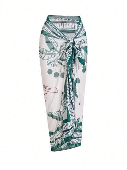 Summer Set Backless Spaghetti Top & Tie-Dye Pleated Skirt