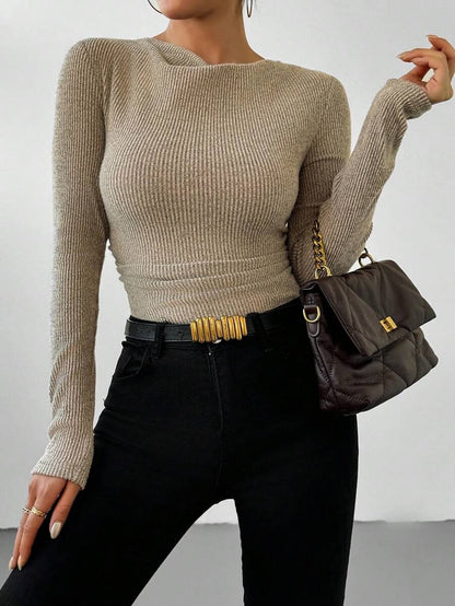 Solid Color Scarf with Sleeves Autumn Fashion