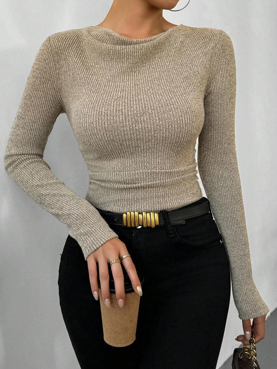 Solid Color Scarf with Sleeves Autumn Fashion