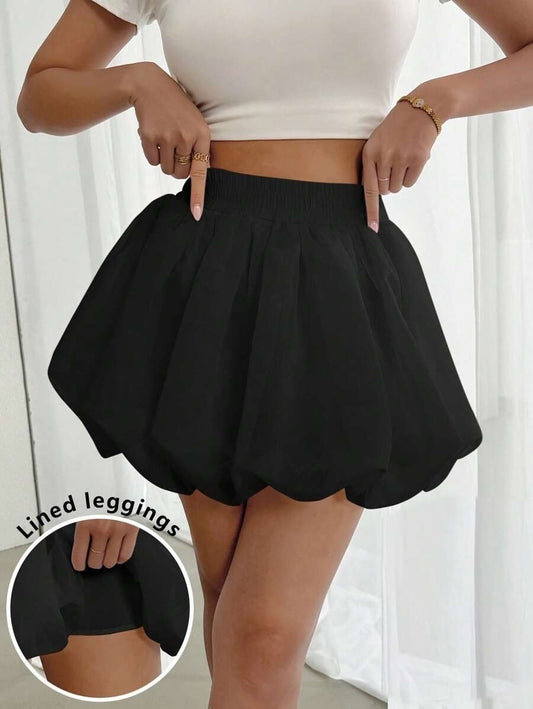 Women's Graduation Skirt White Buds Summer