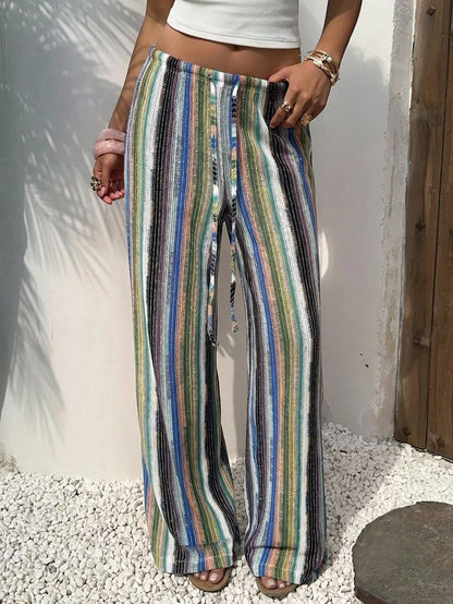 Women's Versatile Khaki Brown Satin Maxi Skirt with Low Waist