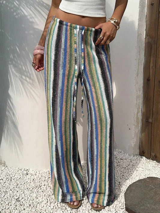 Women's Versatile Khaki Brown Satin Maxi Skirt with Low Waist